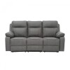 Sillón Recliner Apollo - 3 Cuerpos Marrón Gris