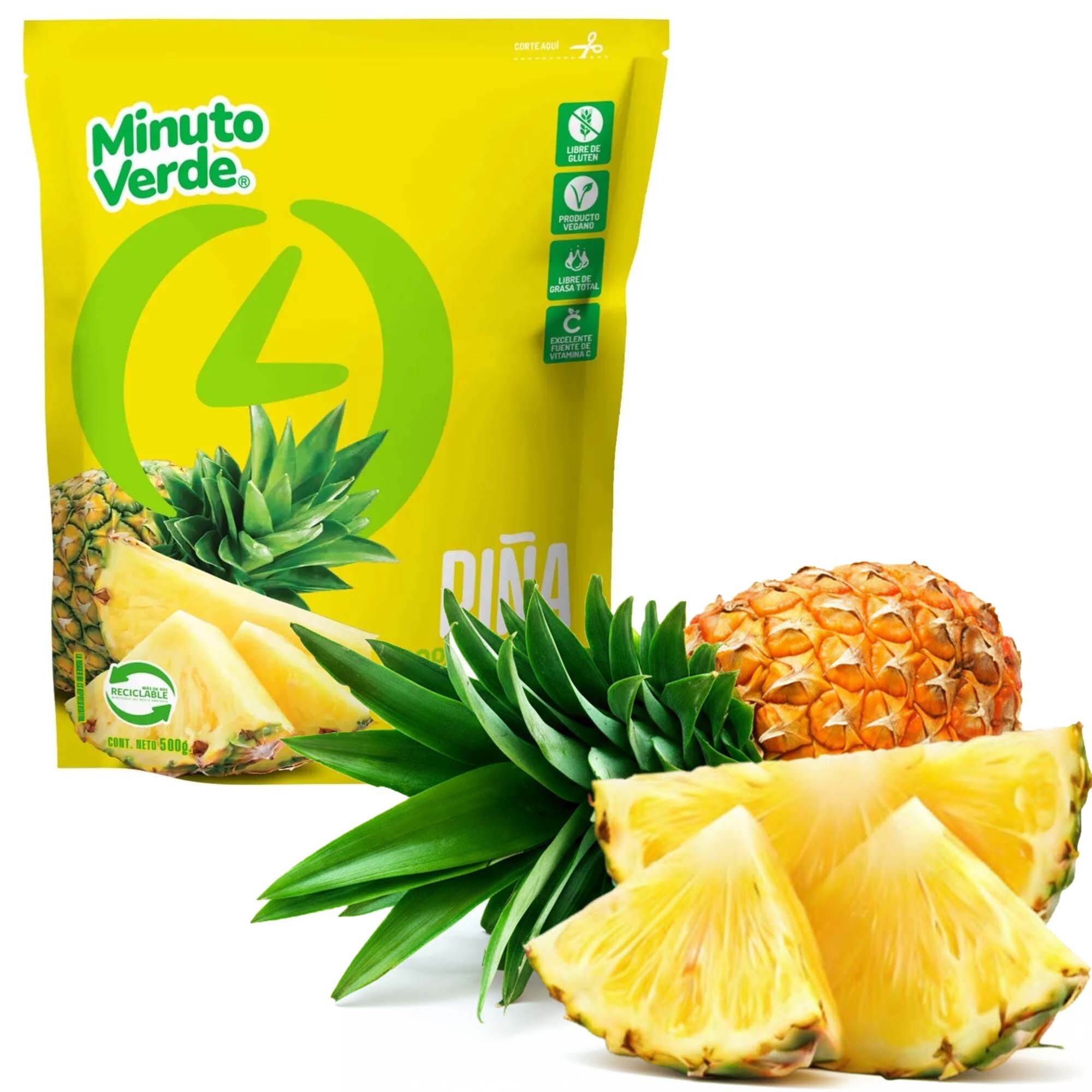 Piña En Trozos 500g Minuto Verde — 5 Océanos