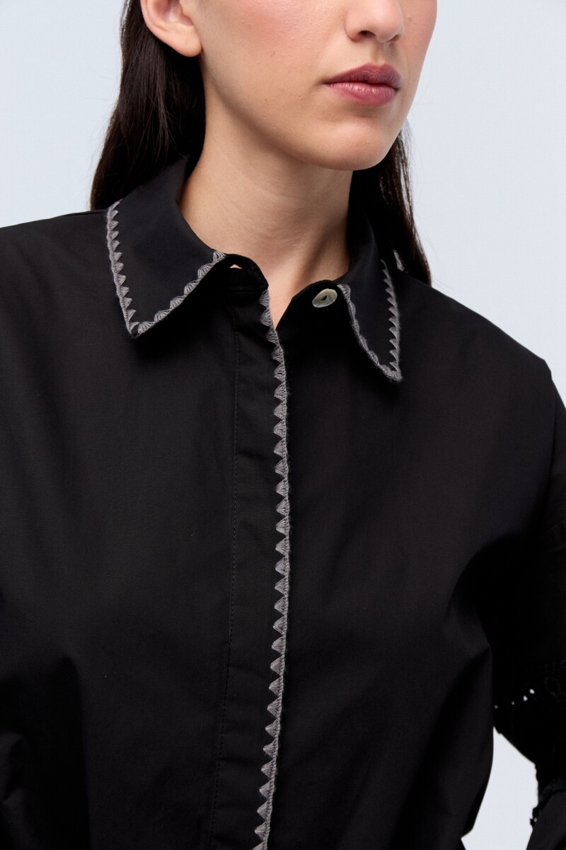 Camisa Magnolia Negro