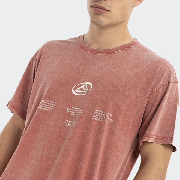 Remera Reef Oversize Rojo