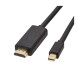 Cable de Mini DisplayPort M a HDMI M 2 mts Cable de Mini DisplayPort M a HDMI M 2 mts