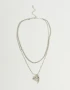Collares Cortos Bañada en Plata Collar Bañado En Plata - Plateado