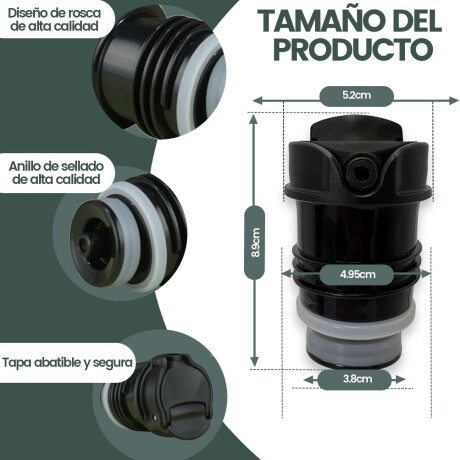 Tapón cebador de precisión para termos varios / 3 unidades Tapón cebador de precisión para termos varios / 3 unidades
