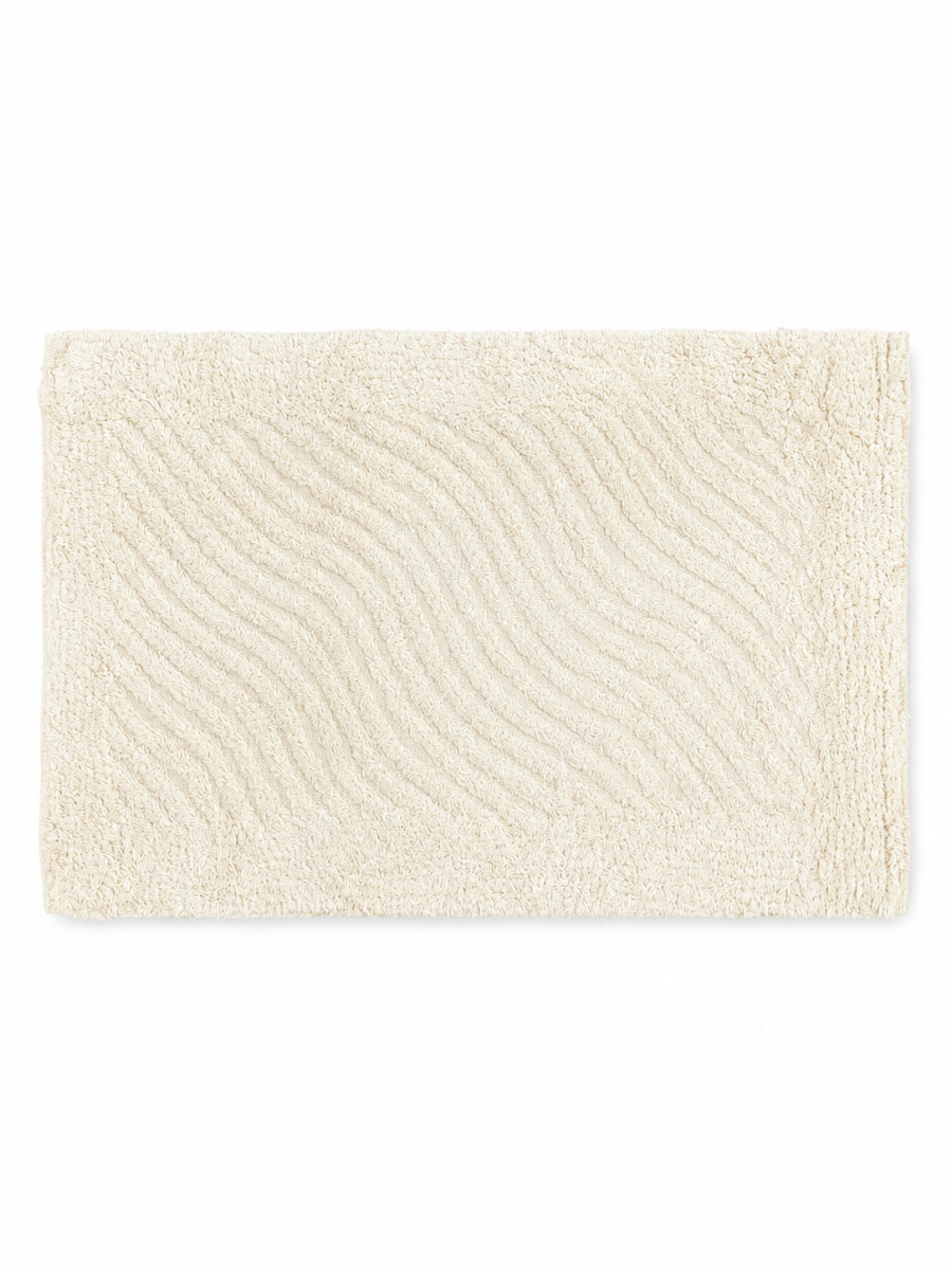 ALFOMBRA DE BAÑO COTTON - BEIGE 