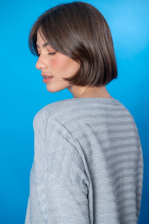 Sweater dama Gris