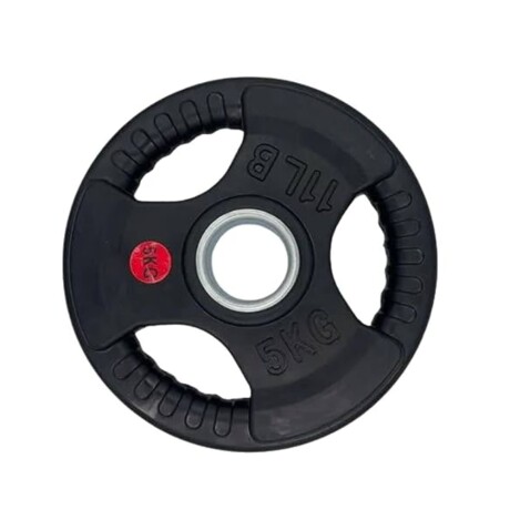 Discos olímpico plastificado 3 agarres 5kg Discos olímpico plastificado 3 agarres 5kg