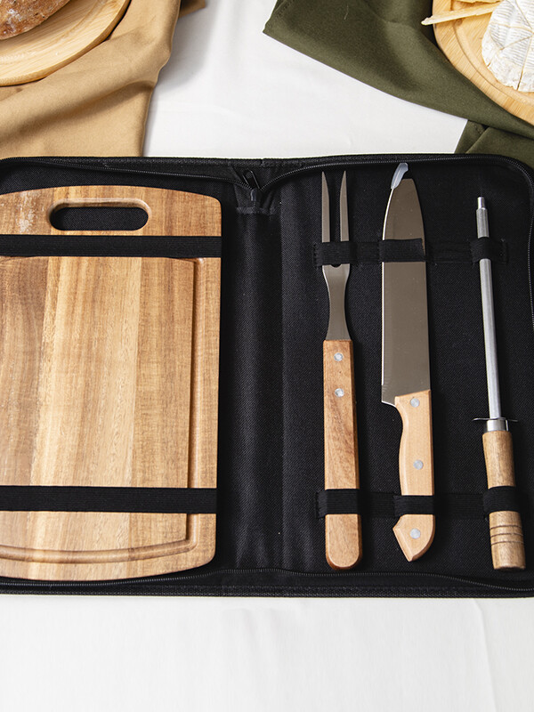 ESTUCHE ASADOR ASTURCON NEGRO