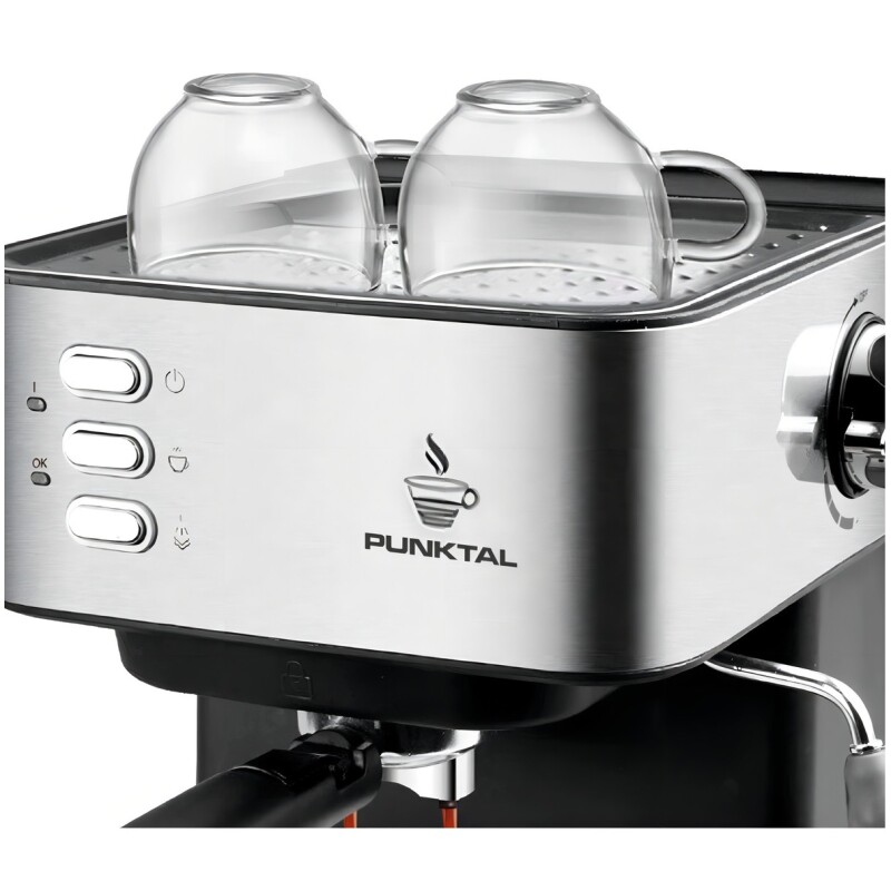 Cafetera Punktal Pk-542 Automática Inox Expreso Color Acero inoxidable/Negro Cafetera Punktal Pk-542 Automática Inox Expreso Color Acero Inoxidable/negro