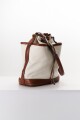 CARTERA VIVO CUERO NATURAL