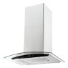 Campana Extractora James 90cm Vidrio Inox Línea Curva - Ltc Campana Extractora James 90cm Vidrio Inox Línea Curva - Ltc