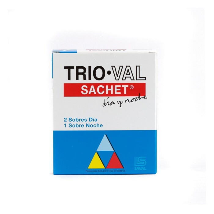 TRIO-VAL DIA Y NOCHE SACHET X 3 SOBRES única