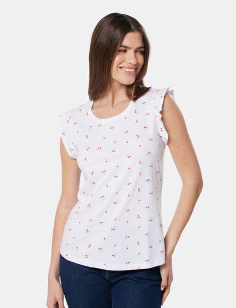 REMERA ESTAMPADA Blanco