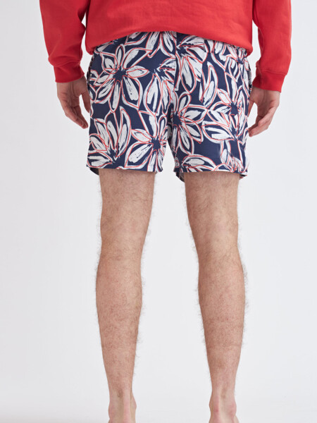 Short de baño Flores