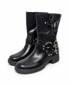 Bota Louise corta negra