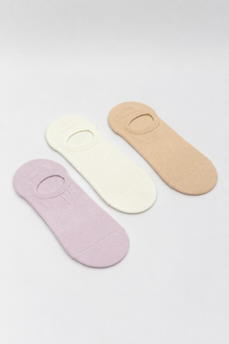 Media Invisible Basic, Pack X 3 Color Unico