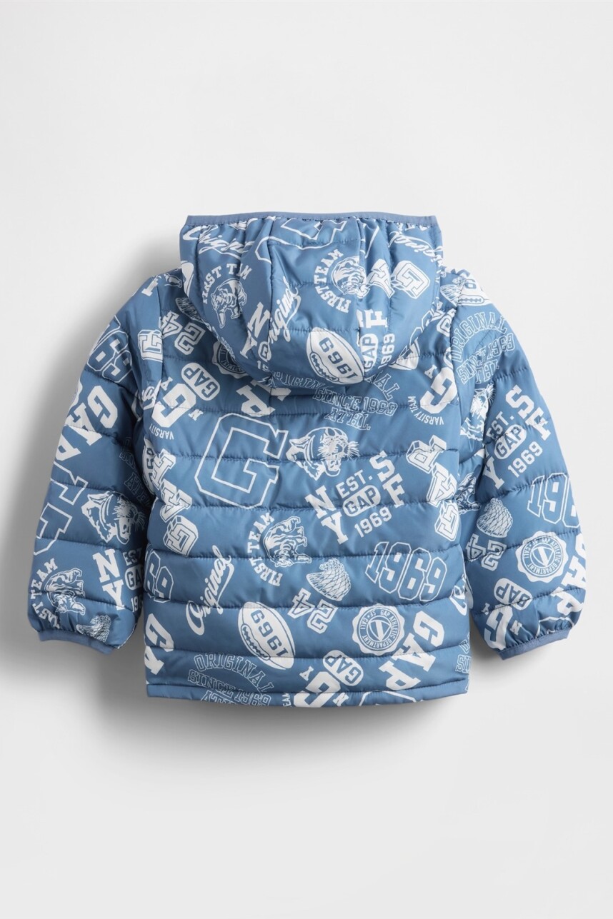 Campera Puffer Toddler Niño Cornflower829