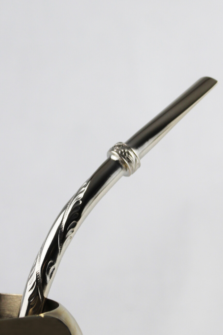 Bombilla Melo de Plata Cincelada Bombilla Melo de Plata Cincelada