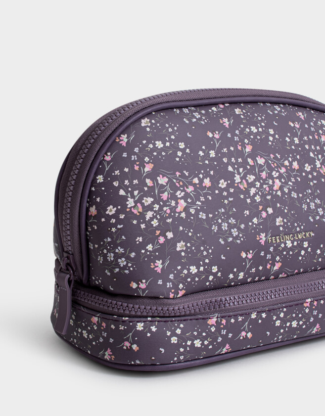 Porta Cosméticos Portacosméticos Estampado - Violeta Lavanda