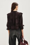 Camisa Belle Lace Negro