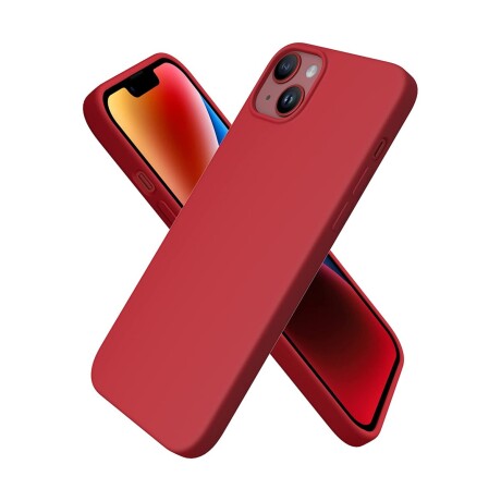 Funda case de silicona para iphone 14 Rojo