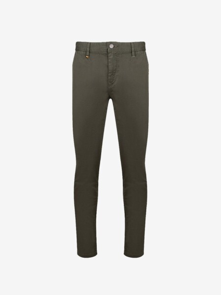 Hugo Boss -Pantalón casual de algodón, SCHINO-TABER Verde