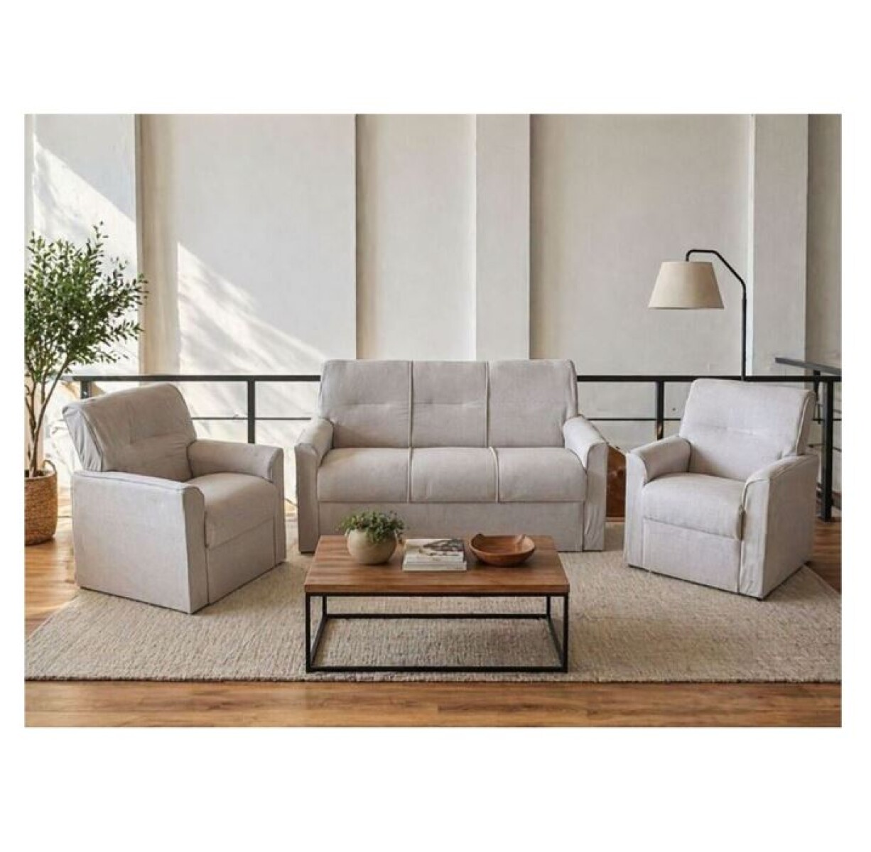 Juego De Living Felipe 3+1+1 