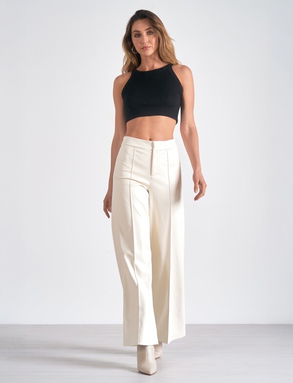 Pantalon Eco Cuero CRUDO