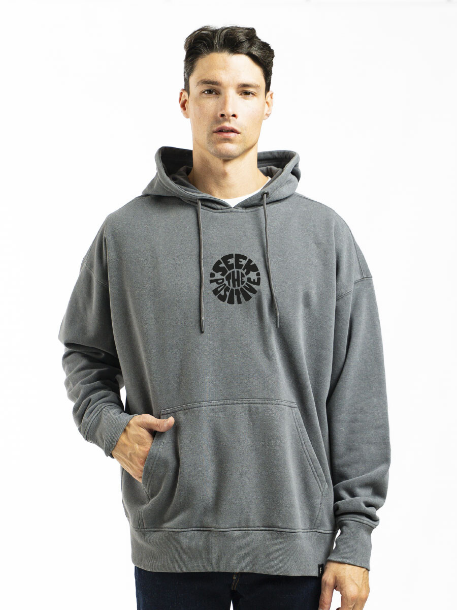 Canguro Oversize Estampado California - Gris Topo/ Fantasía 2 