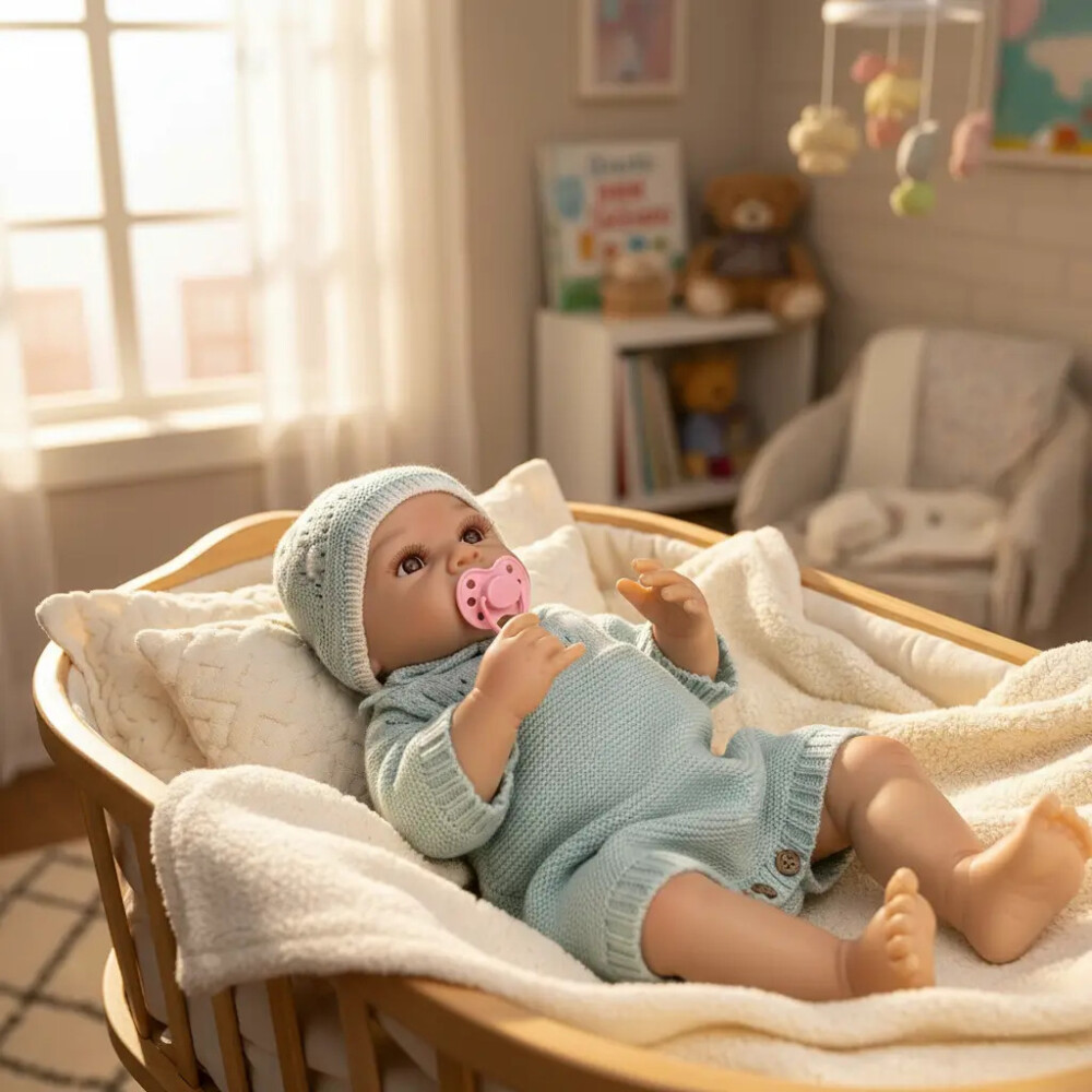Bebote reborn realista con accesorios 48cms Bebote reborn realista con accesorios 48cms