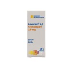 LEVONAM 2.5 MG. GOTAS FRASCO X 20 ML. única