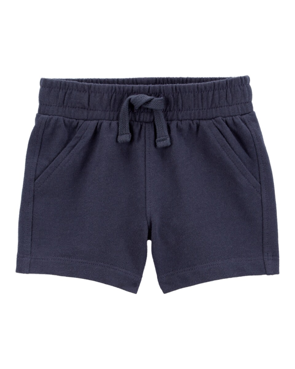 Short deportivo de algodón, azul 