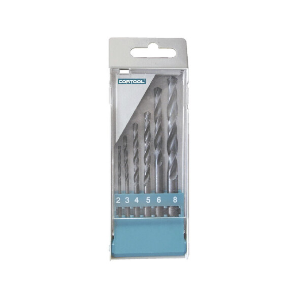 Juego de mechas cromadas HSS 6 piezas (2 a 8mm) CT5290