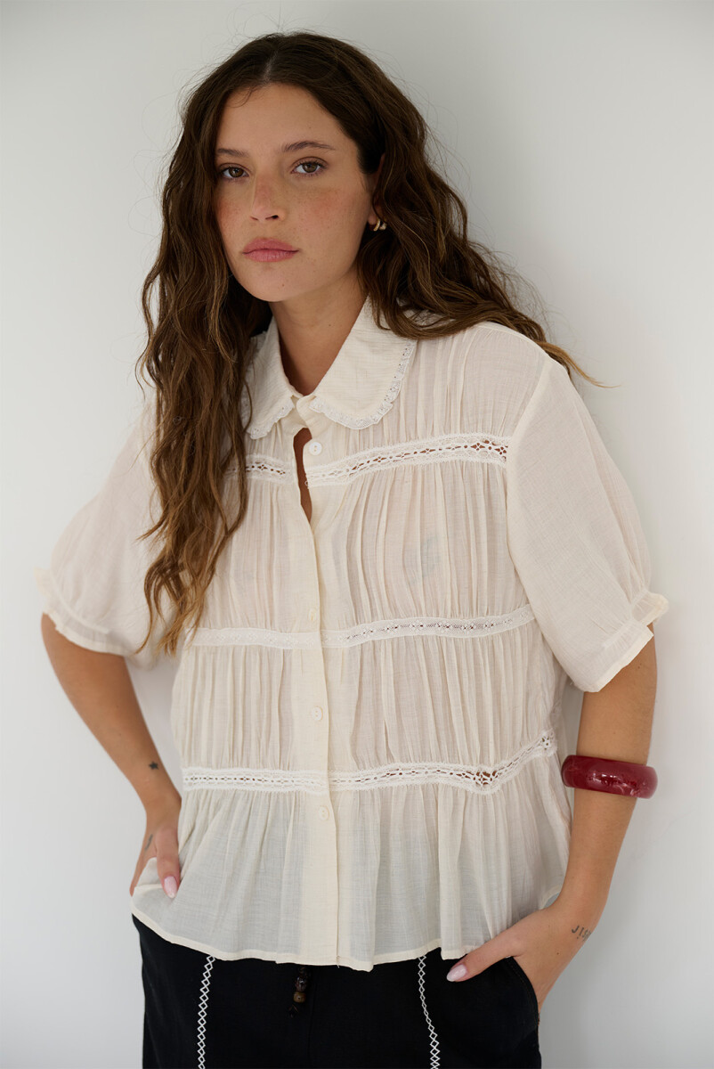 CAMISA BELEN - BEIGE 