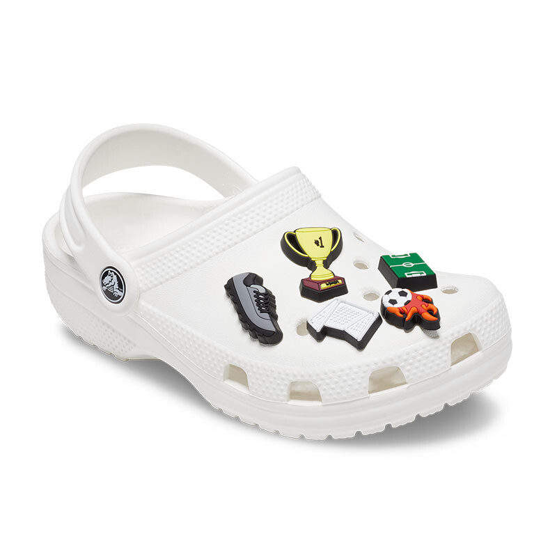 Jibbitz™ Charm Soccer Celebration 5 Pack Multicolor