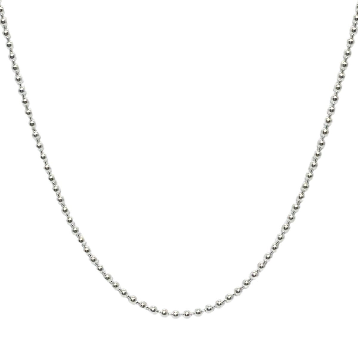 CADENA DE PLATA TIPO BOLA 