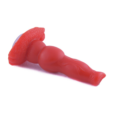 Consolador Pene Dildo Lobo Talle L Rojo