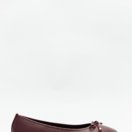 BALERINA KRILLER Rojo Oscuro