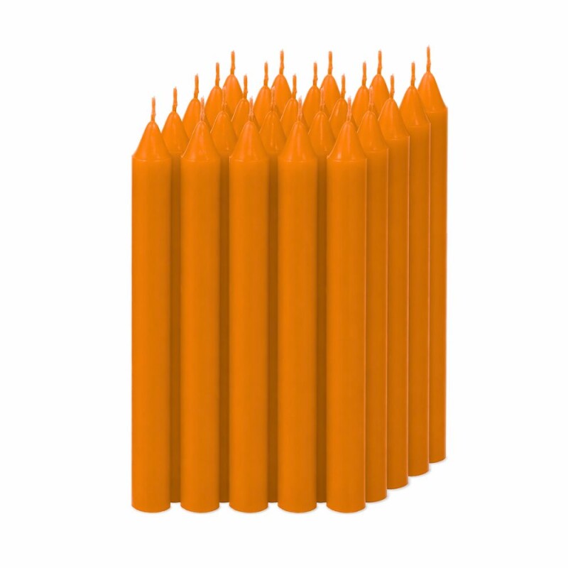 VELAS SUPER LISA X25 Naranja