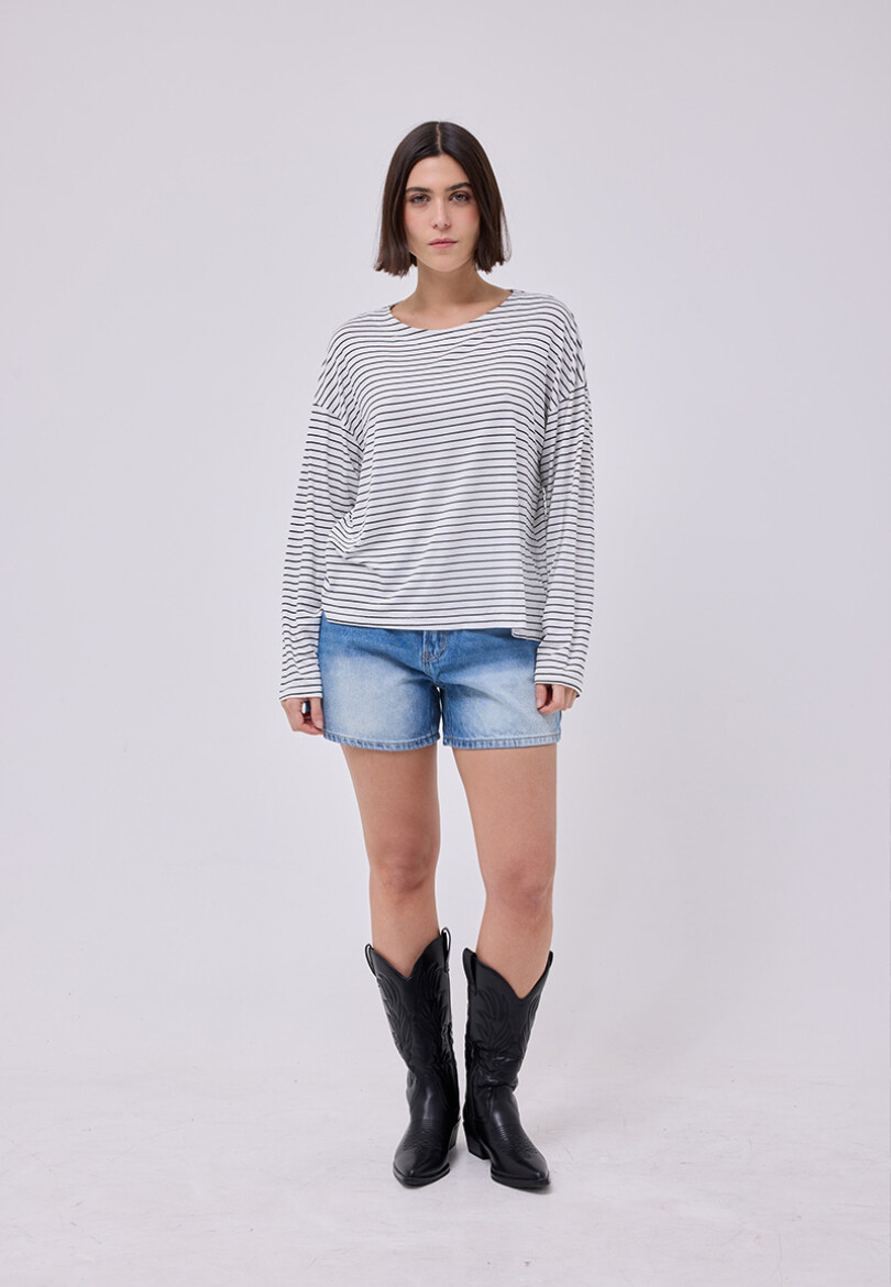 Remera Raya Blanco