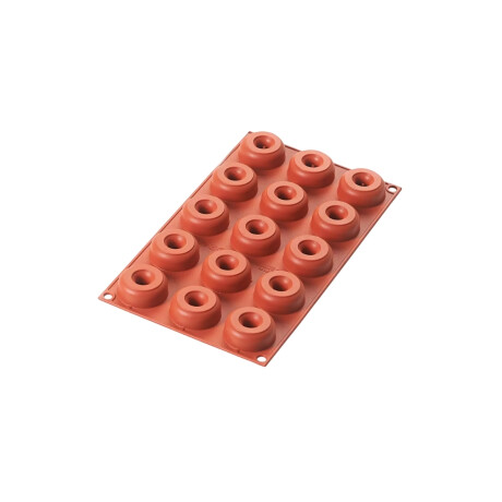 Molde de Mini Donas de Silicona 15 Cavidades Molde de Mini Donas de Silicona 15 Cavidades