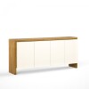 Aparador Buffet NORD 1.8 - Linea Manhattan Off White / Cinamomo
