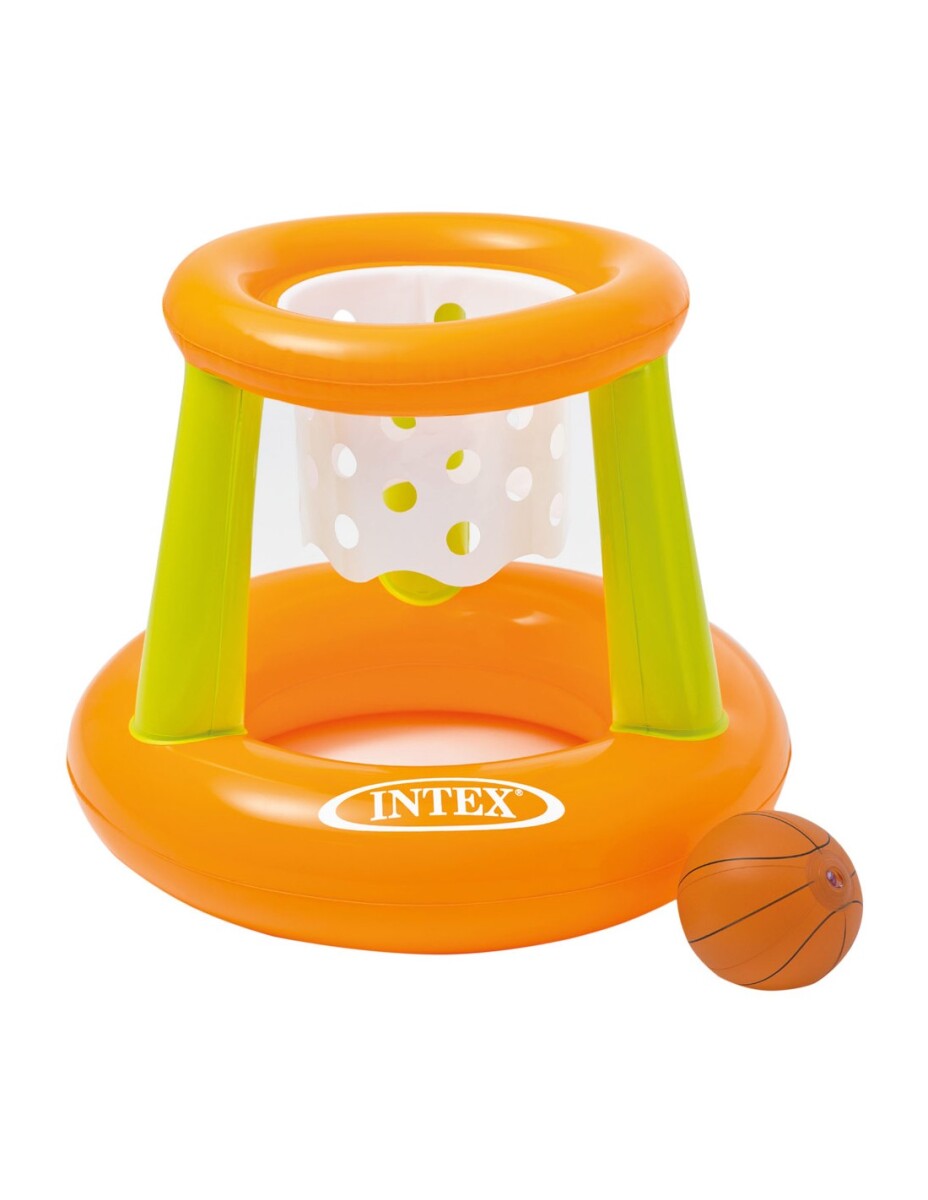 INTEX ARO DE BASKETBALL INFLABLE & FLOTANTE PARA PISCINA 67 X 55 CM 