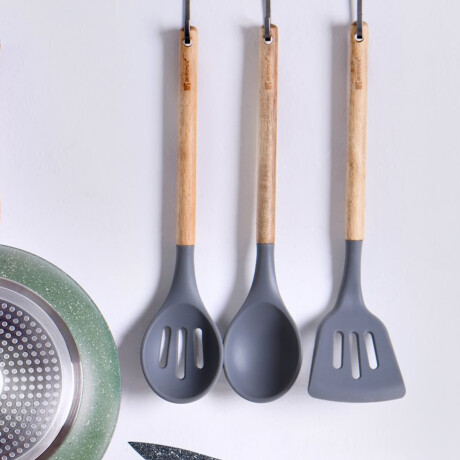 Set 3 Utensilios Bergner Silicona/Madera