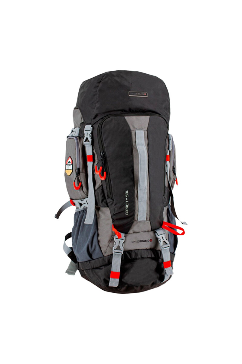 MOCHILA CAMPING SWISS LOGAN NEGRO MOCHILA CAMPING SWISS LOGAN NEGRO