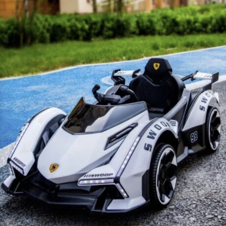 Auto de Carreras Infantil a Batería F1 Blanco