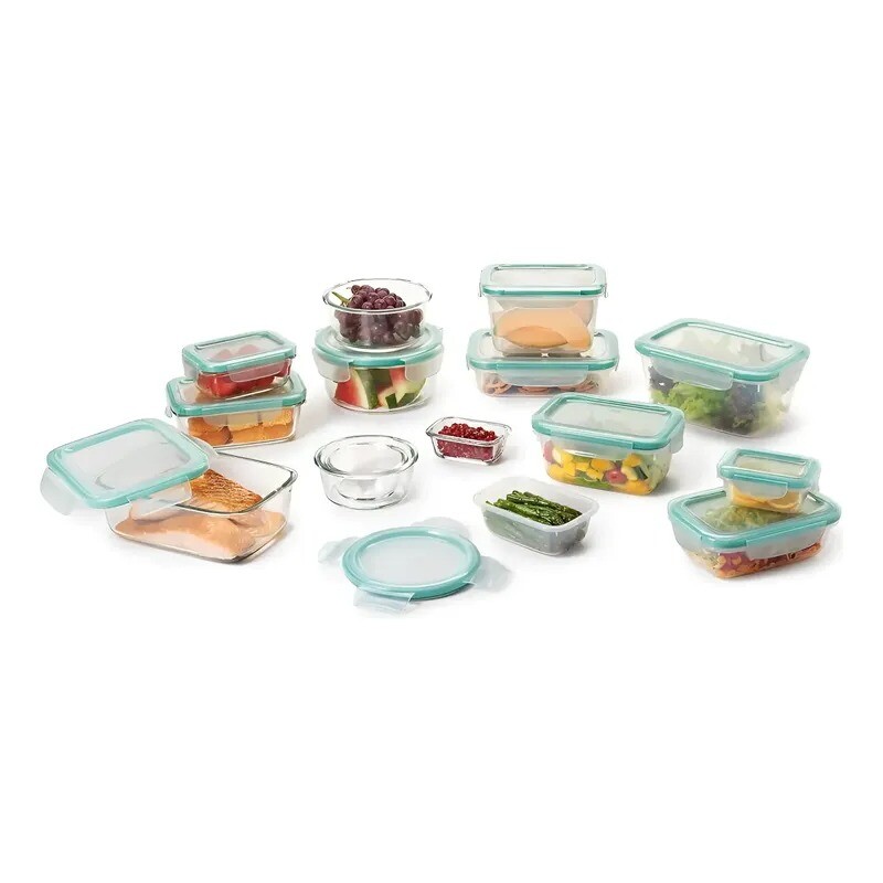 Juego De 15 Tuppers De Vidrio Y Plástico - 111179900 - Oxo Juego De 15 Tuppers De Vidrio Y Plástico - 111179900 - Oxo