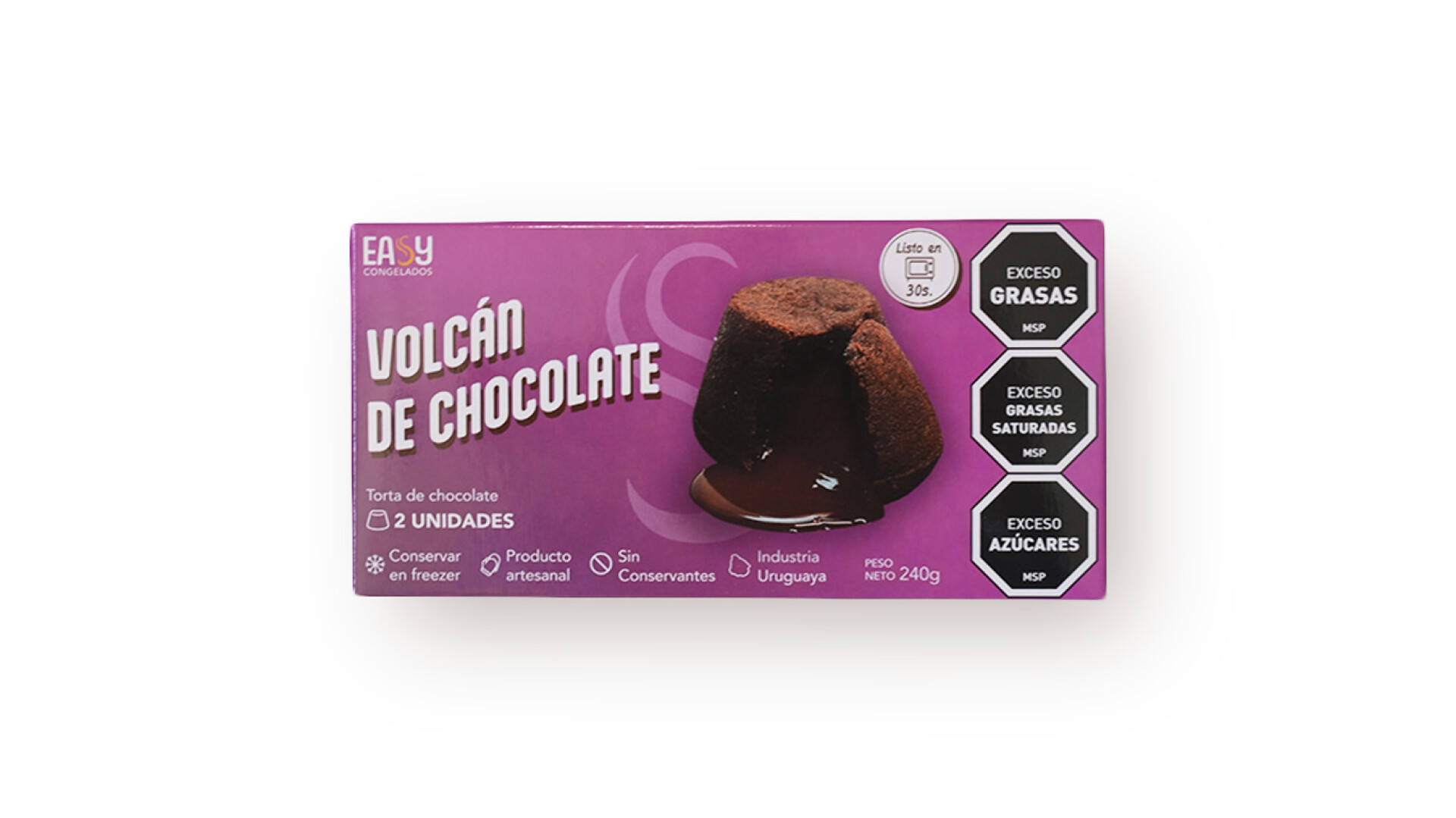 VOLCÁN DE CHOCOLATE X2 EASY 240G 