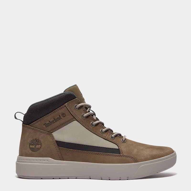 Zapatillas Allston Mid Hombre Dark Brown Nubuck