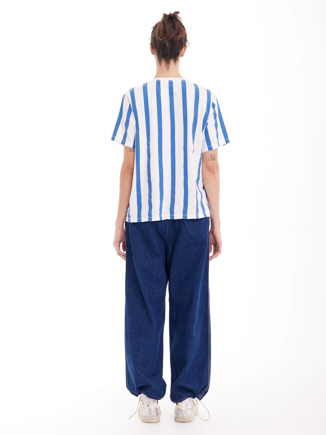 T-shirt Atenas Stripes azul l