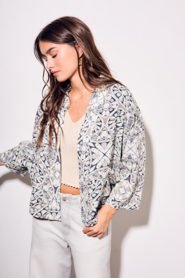 Kimono Print Multi